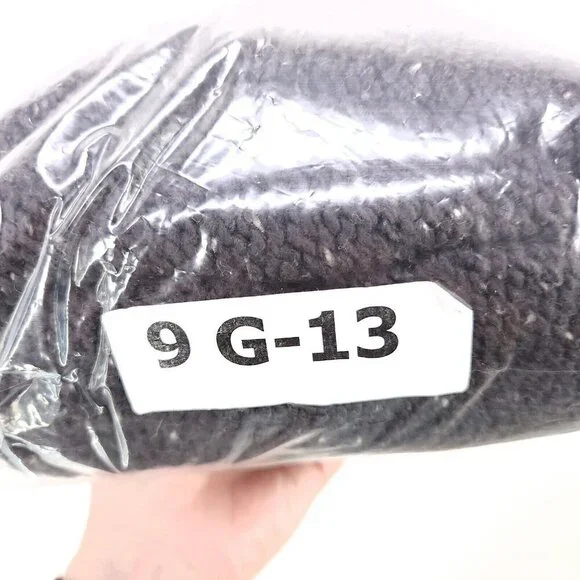 Cabelas Sweater Chunky Knit Womens Large Pullover Dark Gray Swiss Dot V-Neck - Picture 10 of 10